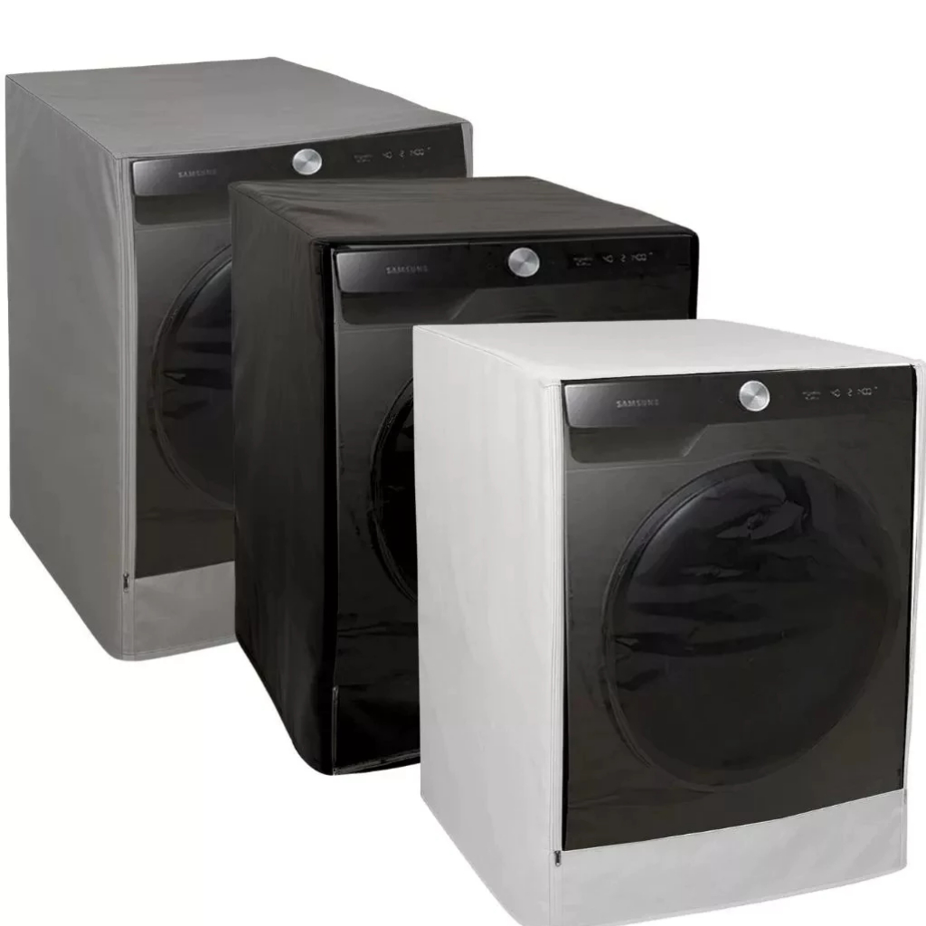 Capa Lava E Seca Samsung Wd11t 11 Kg Transparente Com Ziper Corino Impermeavel Resistente Reforçado