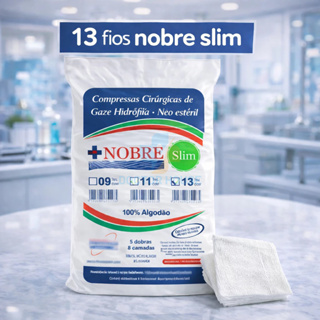 Compressa De Gaze 13 Fios Hidrófila 240g Nobre Slim em Oferta na Shopee