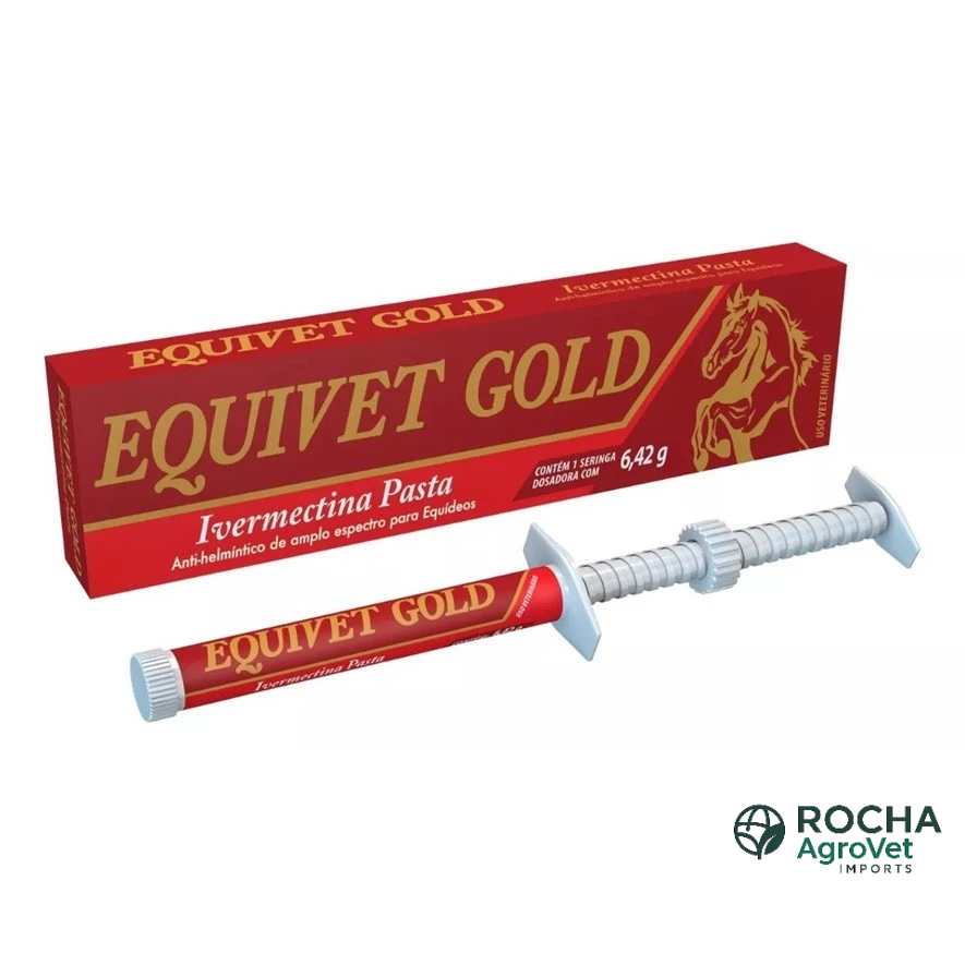 Equivet Ivomec Gold 6,42 - Ivermectina Vermífugo Cavalos - VetBras