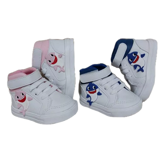Tênis botinha baby shark tubarao menino e menina presente bebe infantil em Oferta na Shopee