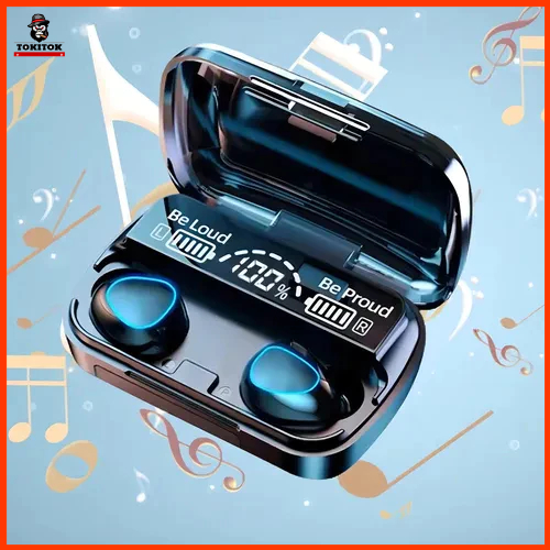 Fone de Ouvido Sem Fio M10 Bluetooth 5.1 Display Digital Power Bank Grave Potente Longa Bateria