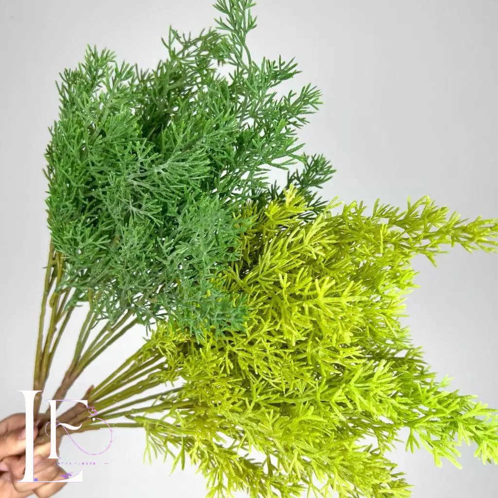 Ramo De Pinheiro Artificial Grande Natal Arbustos Simulados Plantas Verdes Folhas Árvore - NR801853