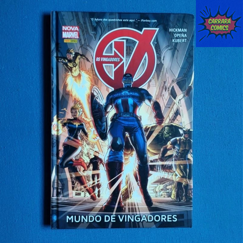 HQ Os Vingadores - Mundo de Vingadores (Nova Marvel, Jonathan Hickman, Panini Comics)