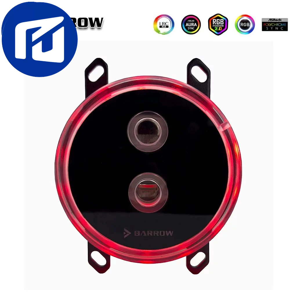 Cpu Block Amd Ryzen Rgb Water Cooler Custom G1/4 - AMD AM3+, AM4 e AM5
