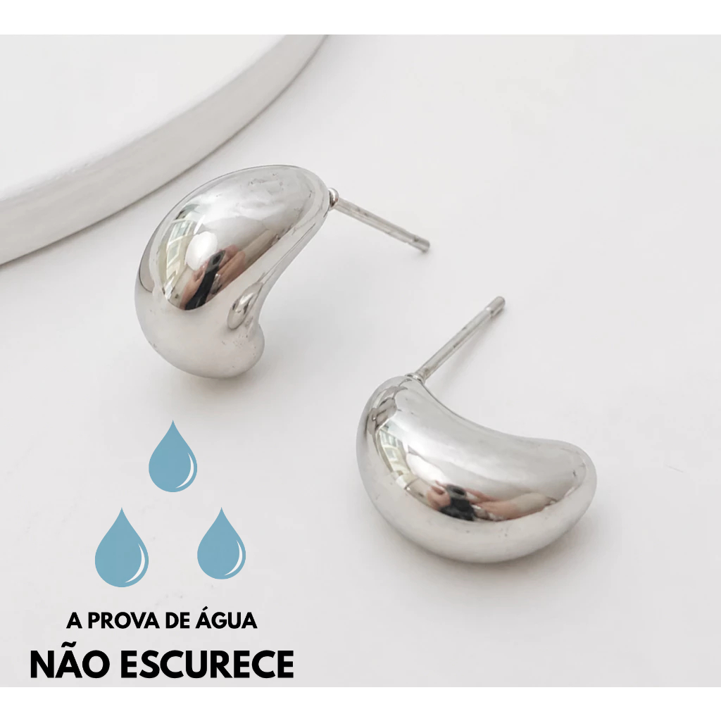 BRINCO MINI MOON AÇO INOXIDÁVEL ANTIALÉRGICO LUA FEMININO DELICADO SEMIJOIA LUXO PREMIUM MODA