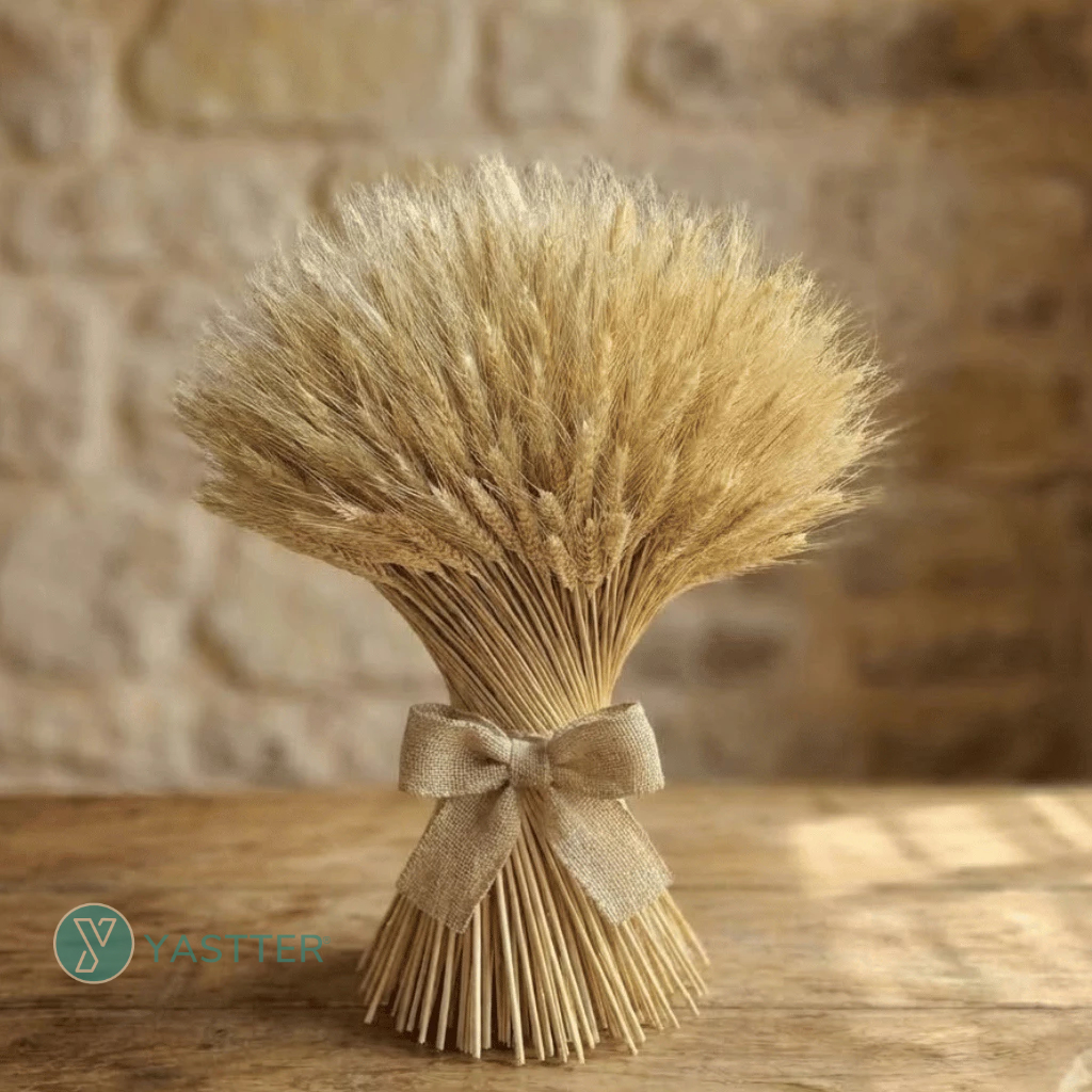 400 Hastes de Trigo Seco Para Decoração rústica - Arranjos, Flores Desidratadas, Vasos Decorativo