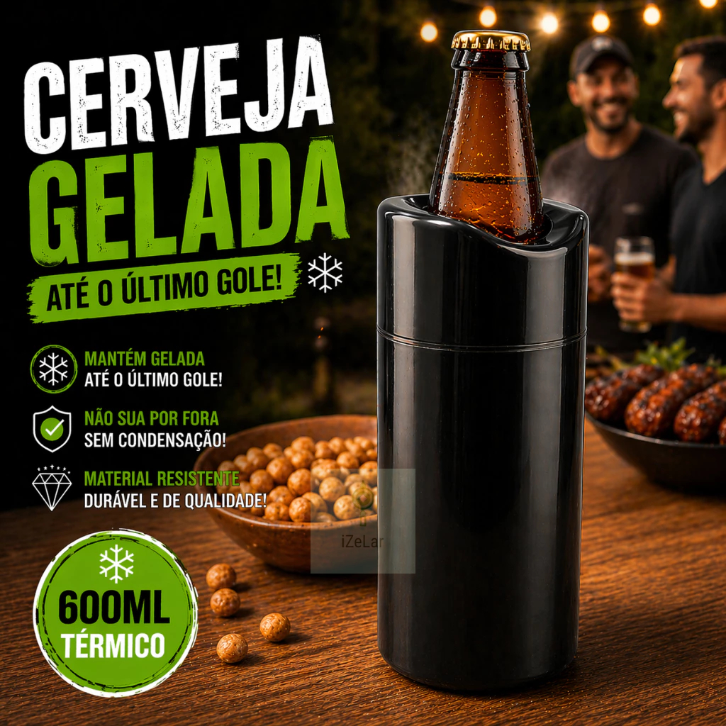 porta garrafa de cerveja 600ml isopor de cerveja térmico camisinha de cerveja para bebida gelada bar