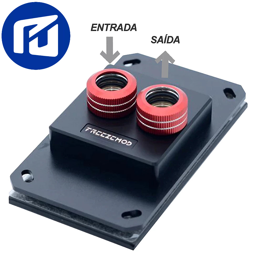 Cpu Block Bloco Amd Am3+ Am4 Water Cooler Custom - Rosca G1/4