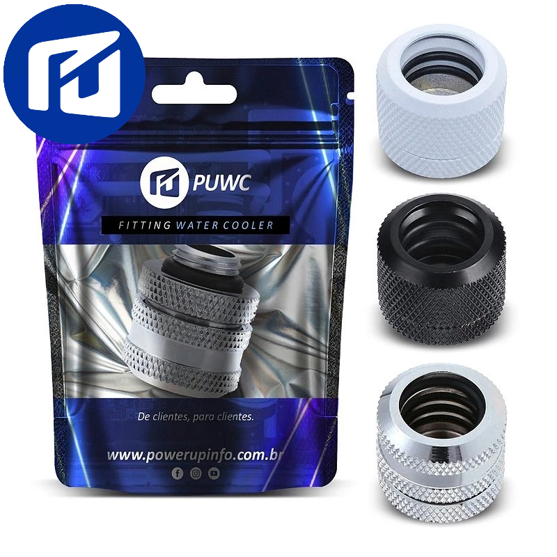 Fitting Tubo Rigido 14mm OD Water Cooler Custom - Rosca G1/4