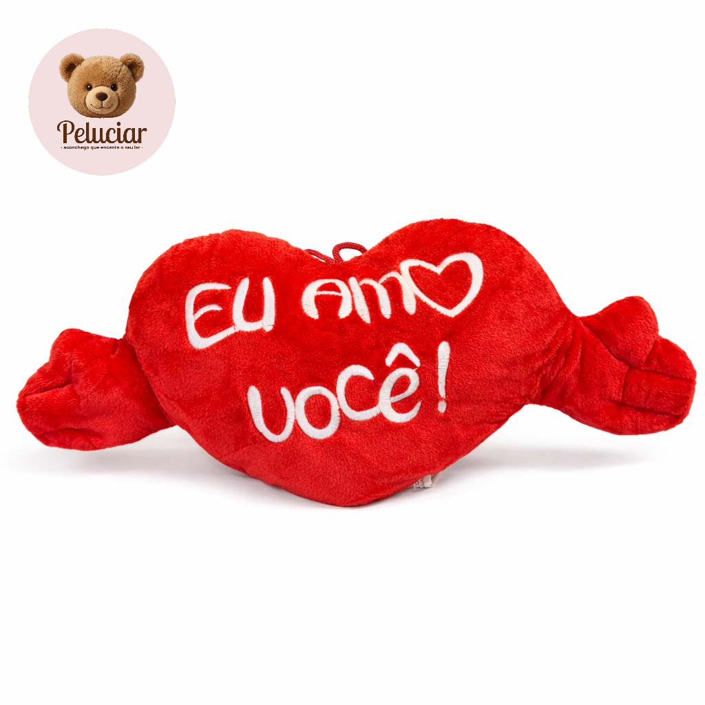 Coração de Pelúcia 20cm Premium Macio Presente Romântico Para Cesta Envio Rápido