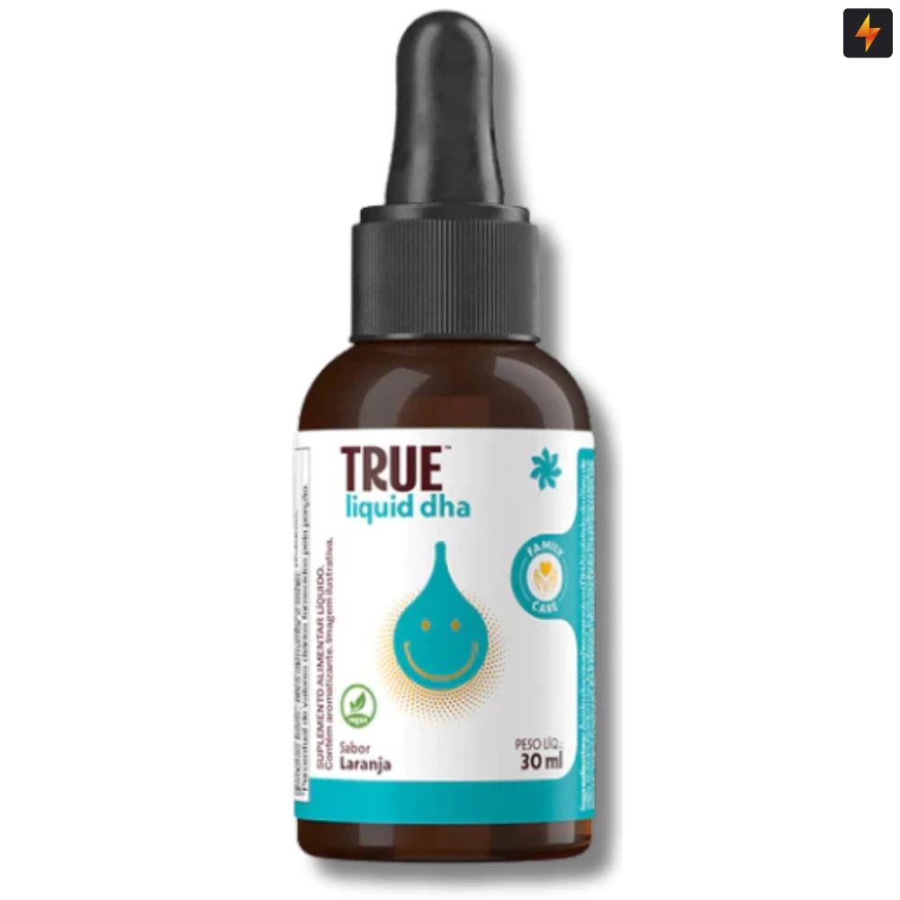 True Liquid Dha Liquído Ômega 30ML - Sabor Laranja - TrueSource