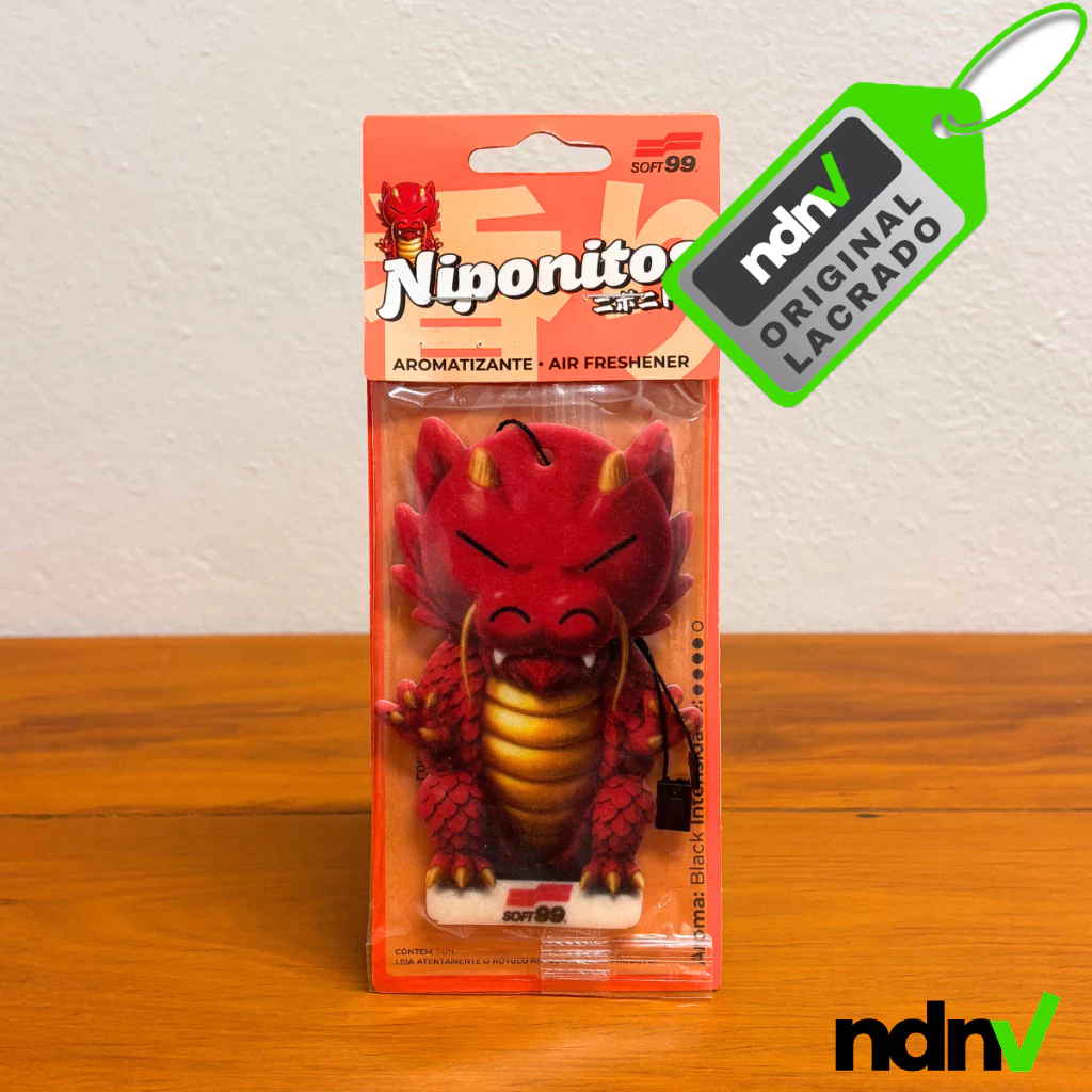 Soft99 - Aromatizante Amadeirado Niponitos Dragão Tatsu – Cheirinho Carro Ambiente Aromatizador Odorizador