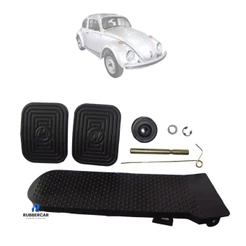 KIT CAPA PEDAL C/ REPARO FUSCA 75/96 – FREIO EMBREAGEM ACELERADOR