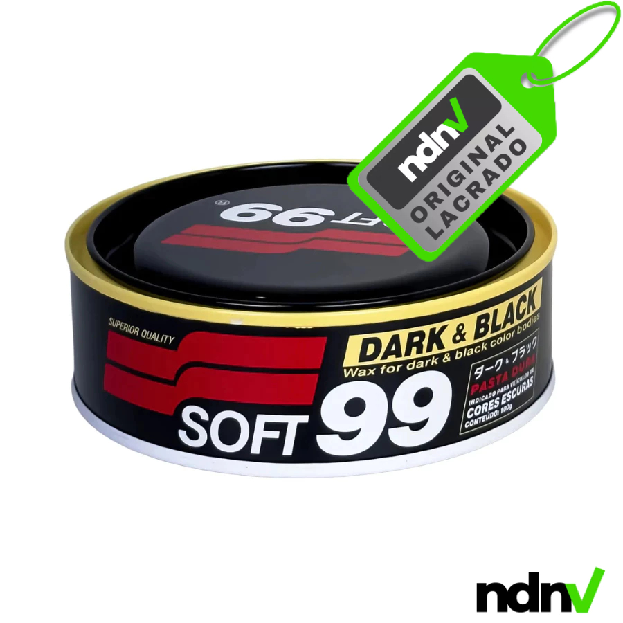 Cera de Carnaúba Dark & Black – Versão Mini de 100g – Soft99