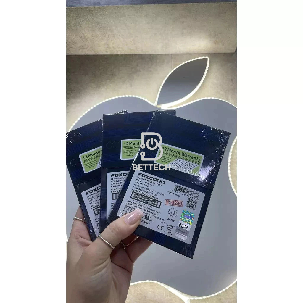 Bateria iPhone 14- 14 PRO- 14 PRO MAX - Foxconn Alta Capacidade + Garantia + Envio rápido