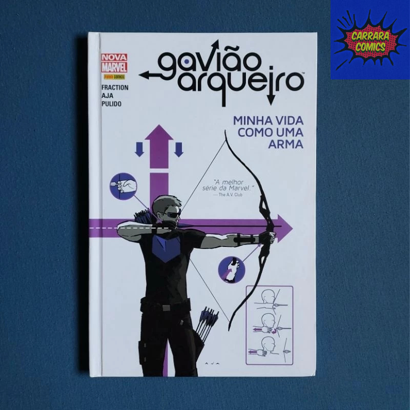 HQ Gavião Arqueiro - Minha Vida Como Uma Arma (Nova Marvel, Panini Comics, Matt Fraction)