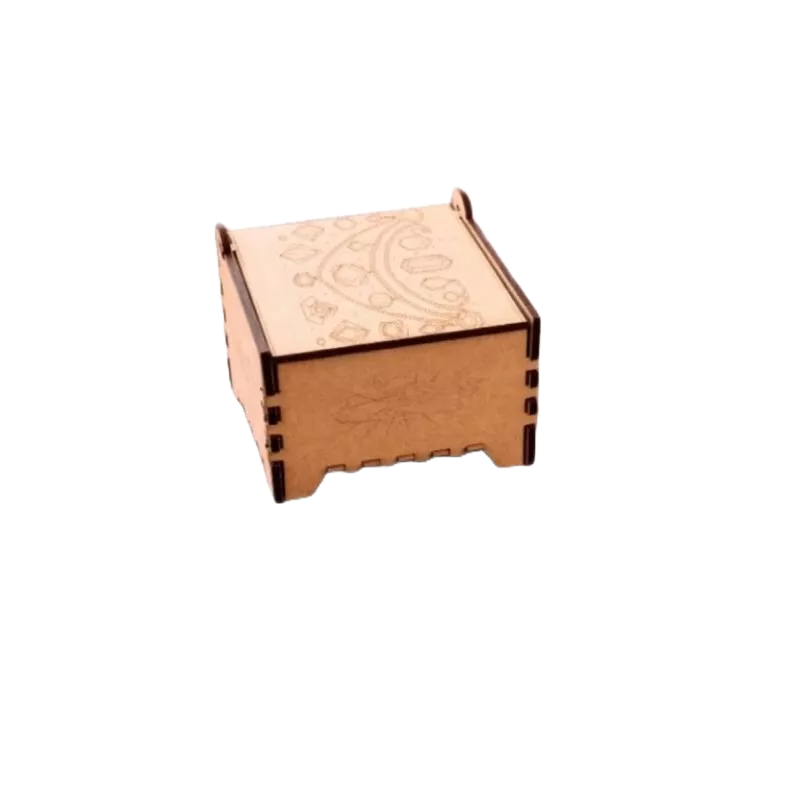 Caixinha MDF Personalizada com Gravação a Laser | Porta Joias Presente Criativo com Nome, Foto e Frase