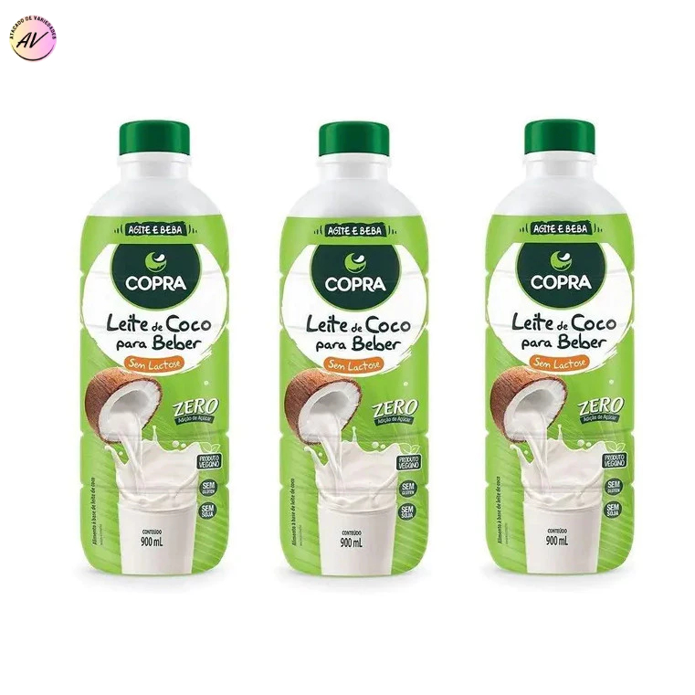 Kit 3uni Leite de Coco pronto para beber 900ml - Copra
