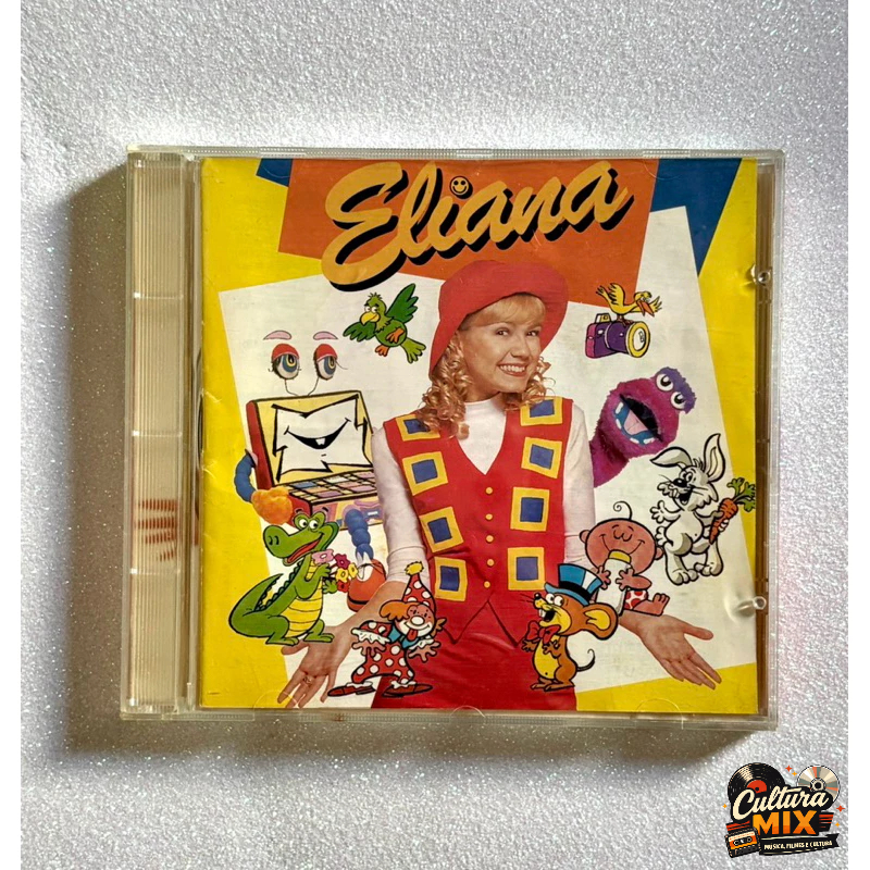 CD Eliana 1995 Olha o Passarinho com alguns Adesivos Pop Infantil Cantoras