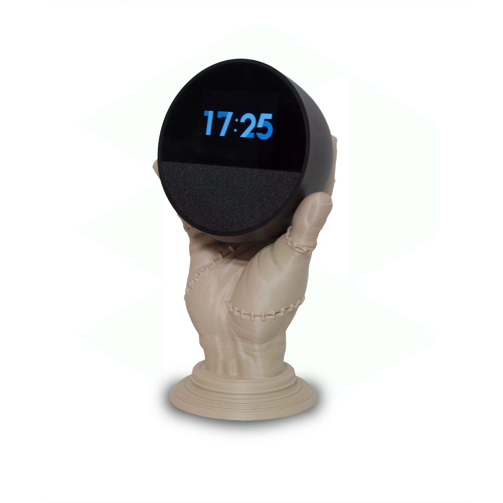 Suporte Mãozinha para Alexa Echo Spot para decorar Escritório/Quarto/Sala/Cozinha - Wandinha