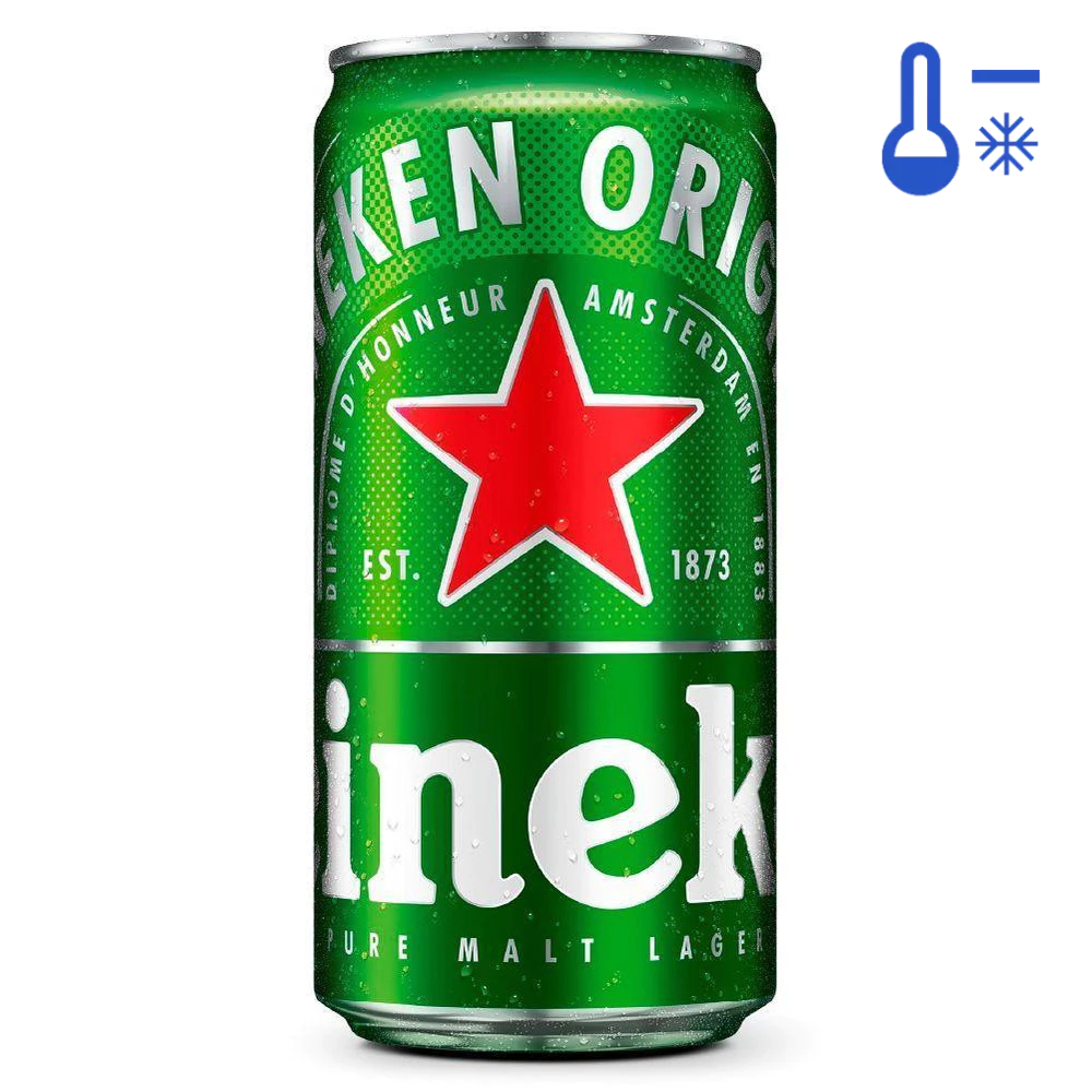 Cerveja Lager Puro Malte Heineken Lata 269ml