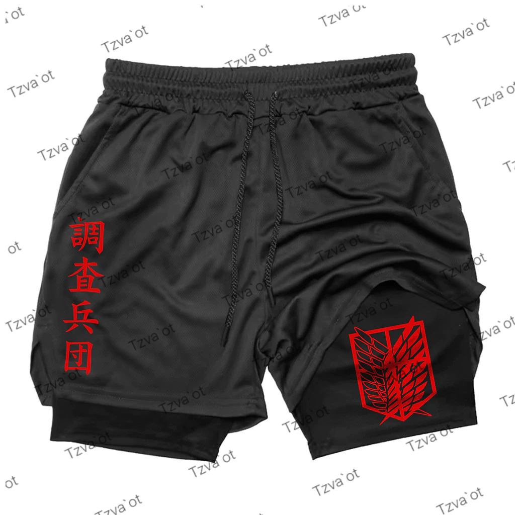Short 2 em 1 Masculino Proteção UV e Compressão Bermuda para Academia e Corrida