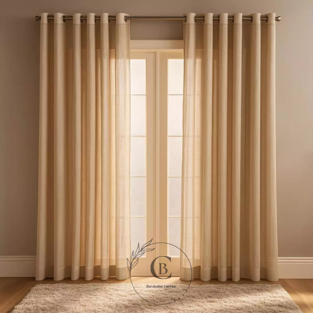 Cortina Gaze Linho Voil Moderna para Sala e Quarto Elegante Leve Sofisticada em Oferta na Shopee