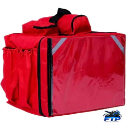 BAG MOTOBOY MOCHILA BAG LAMINADA VERMELHO 45 LITROS