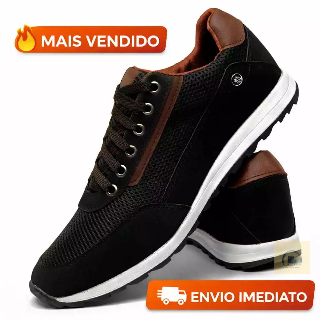 Tenis Sapatenis Jogger Jogging Casual Esporte Fino Conforto