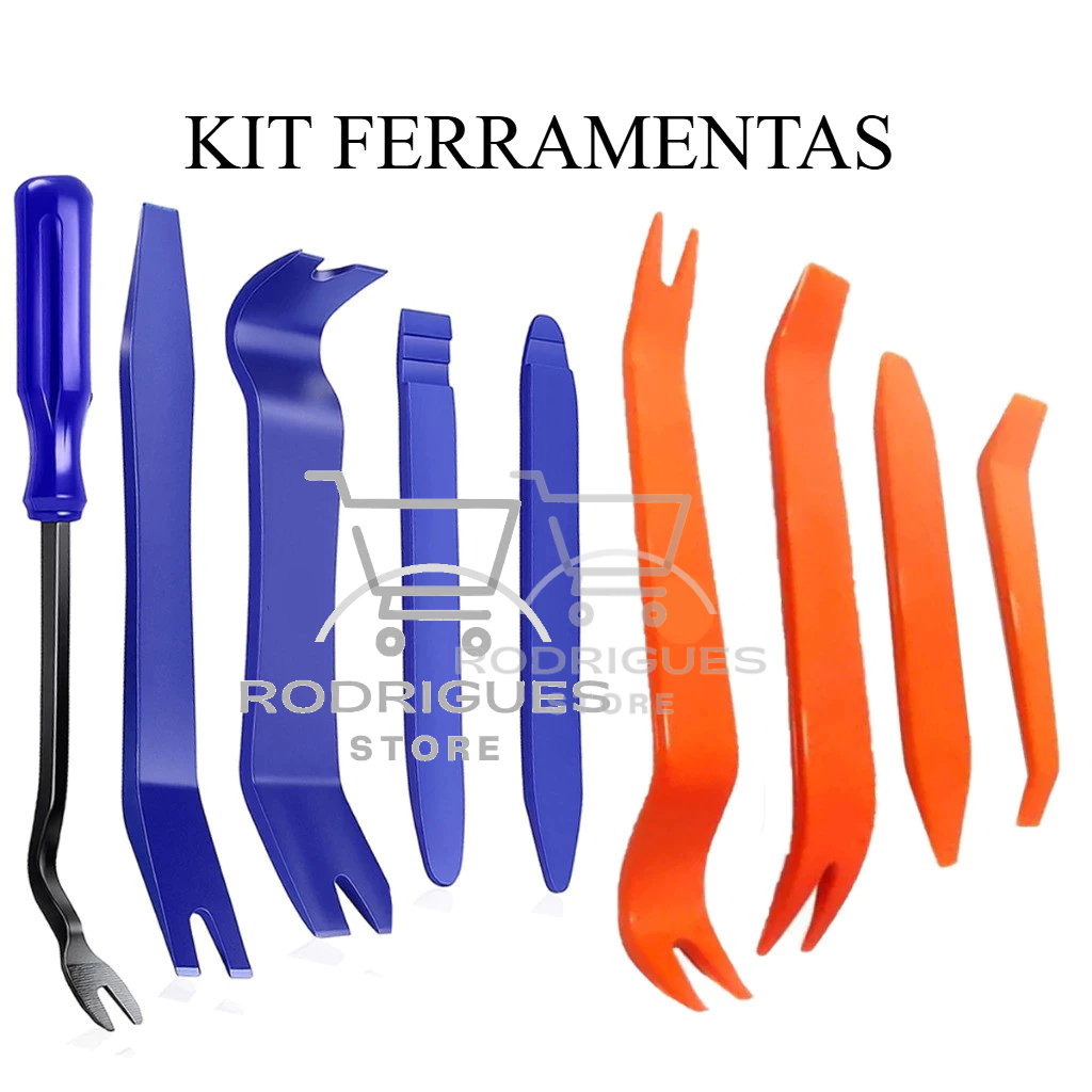 Kit 5/9/12 pçs Ferramentas de Remoção Automotiva – Espátulas de Nylon para Painel, Forro de Porta e Acabamento
