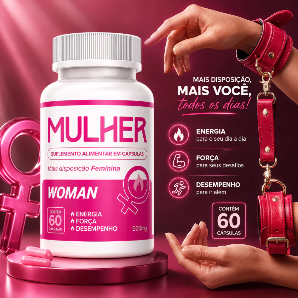 Vitamina Feminina Energia e Disposição - 60 Caps - Premium - Envio Imediato
