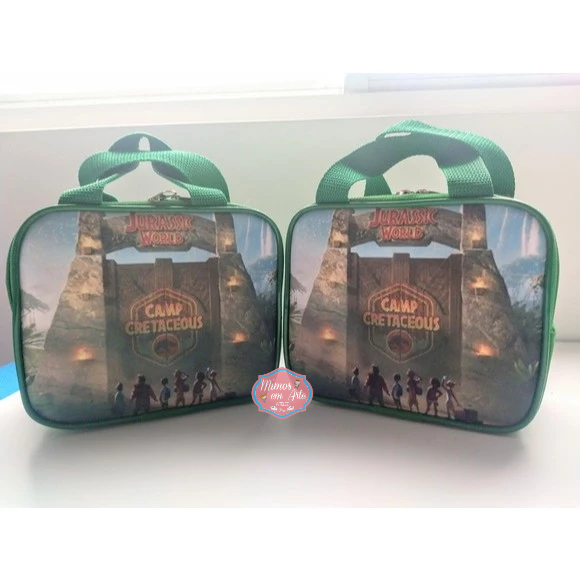 Kit Bolsinha lembrancinha personalizada para aniversário (Dinossauro)