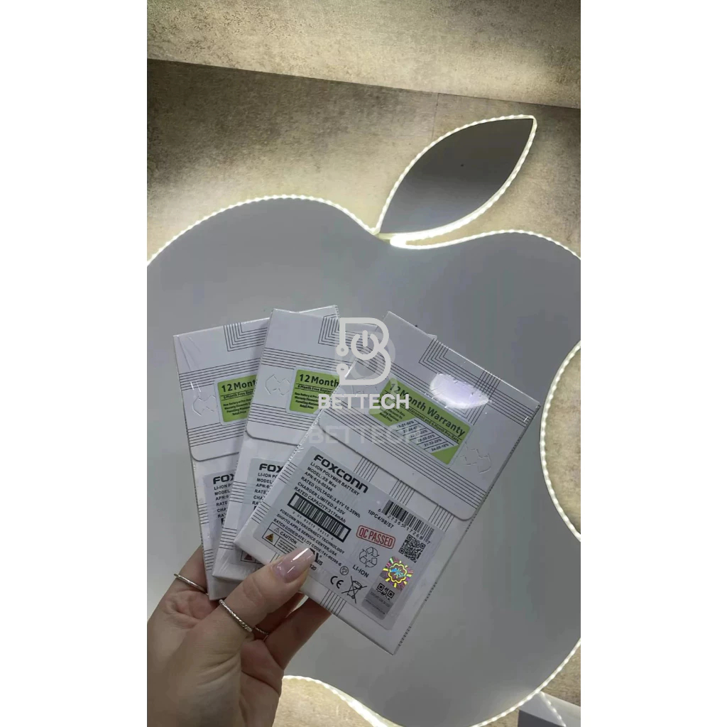 Bateria iPhone  X - XR - XS - XS MAX - Foxconn Alta Capacidade + Garantia + Envio rápido