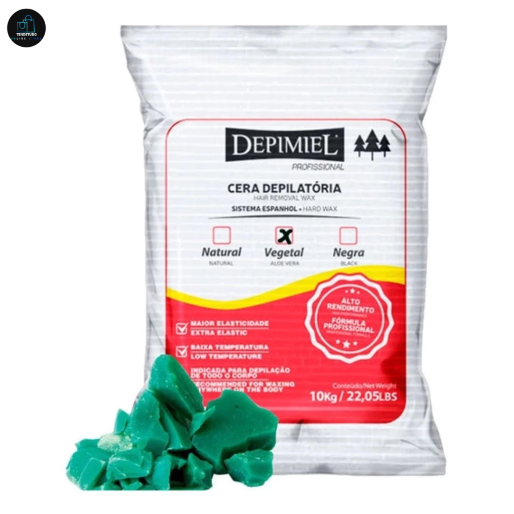 Cera Depilatória Vegetal Sistema Espanhol 10kg - Depimiel