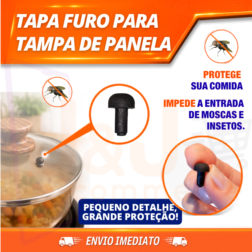 Borrachinha Tapa Furo Tampa Panela Proteção Anti-Moscas Anti-Insetos Cozinha veda Furo Comida Protegida