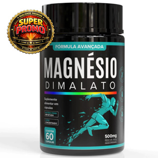 Magnésio Dimalato | Suplemento Puro e Concentrado de Alta Absorção – 60 cápsulas Original em Oferta na Shopee