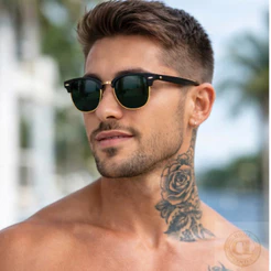 Óculos De Sol Unissex Polarizados UV400 Proteção Moda Clássica Retrô ENVIO IMEDIATO