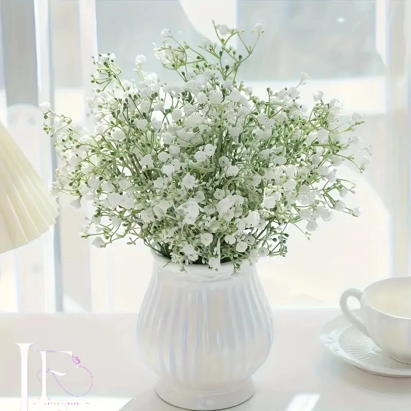 Flores Mosquitinho Gysophilia Artificial Folhagem Decoração Casamento Arranjos Buquê Noiva - B-35