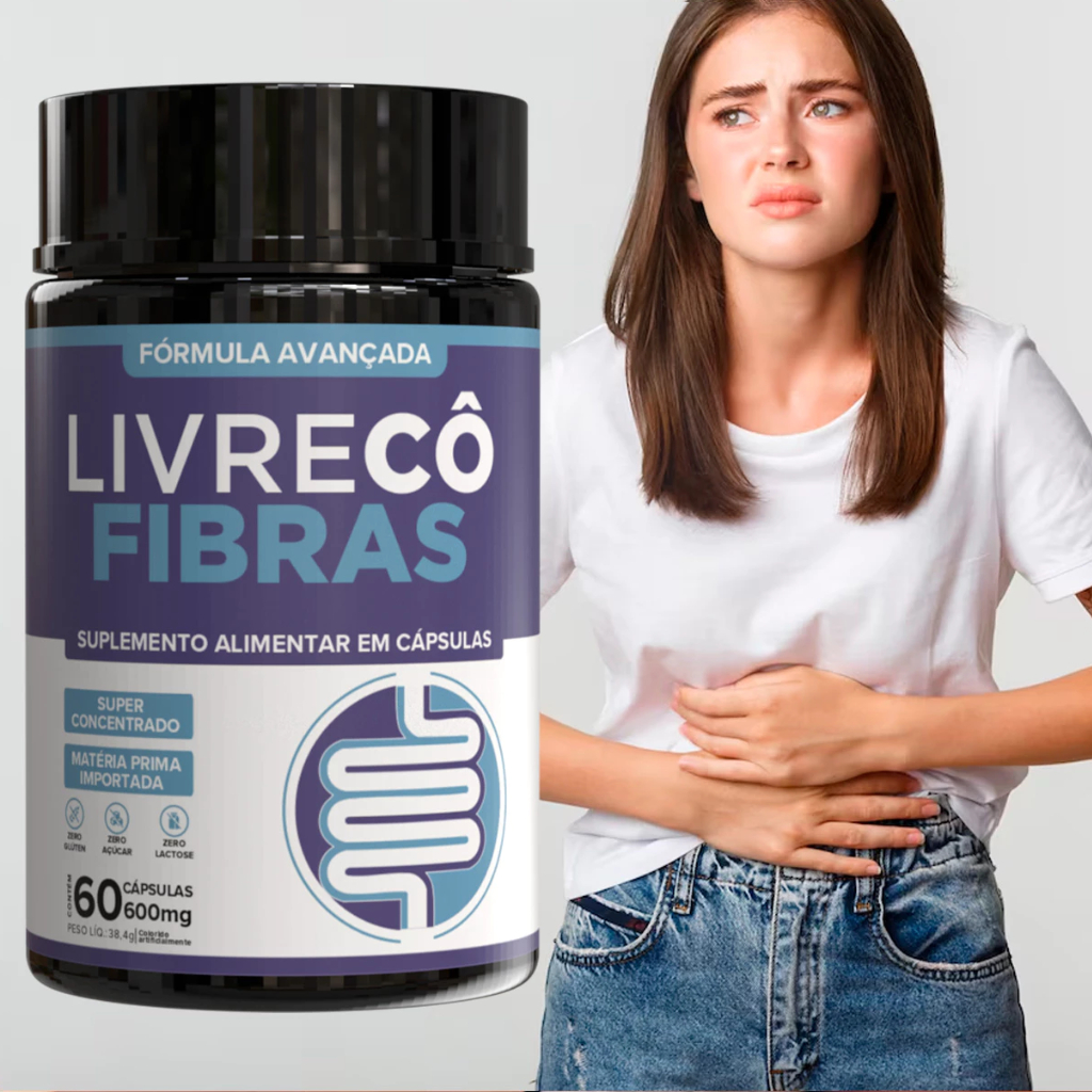 Regulador Intestinal e Reequilíbrio da Flora Intestinal Livre Cô Fibras - 60 Capsulas