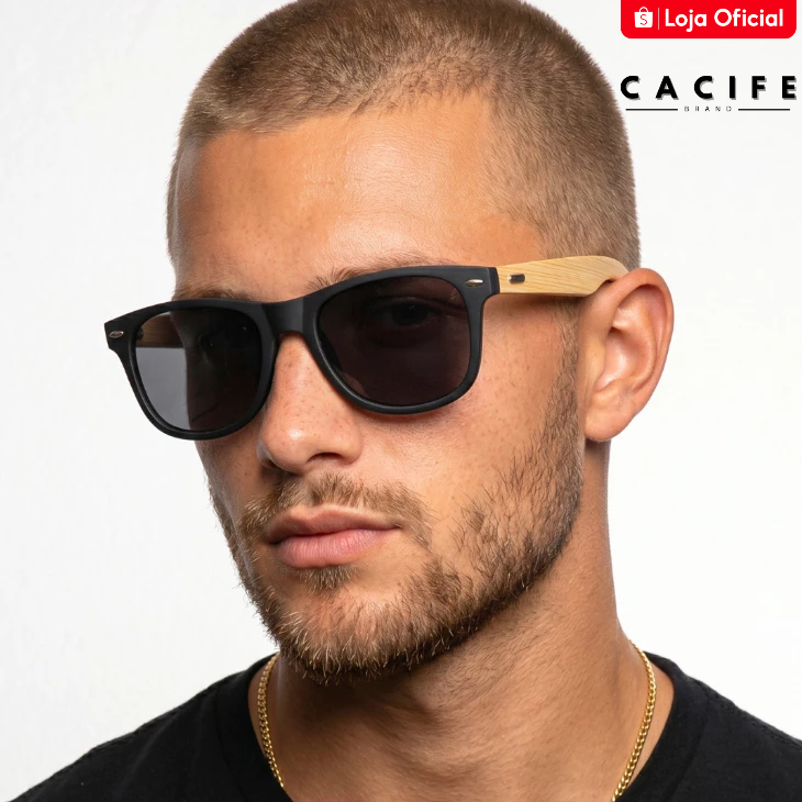 Óculos de Sol Quadrado Polarizado Arizona Premium Tendencia Pesca Classico Vintage uv400 Masculino