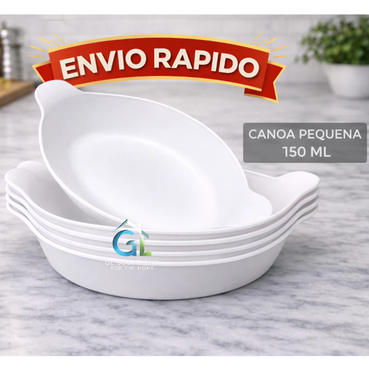 Kit até 10 Petisqueira Barquinha Canoa 150ml Pequena  Churrasco Festa Frios Amendoim Caldos