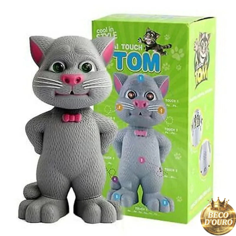 Tom Gato Falante divertido Interativo – Diversão e risadas garantidas