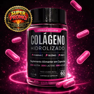Colágeno Hidrolisado Com Selenio e Zinco Zero Açúcar e Verisol - 60 Cápsulas -  Original em Oferta na Shopee