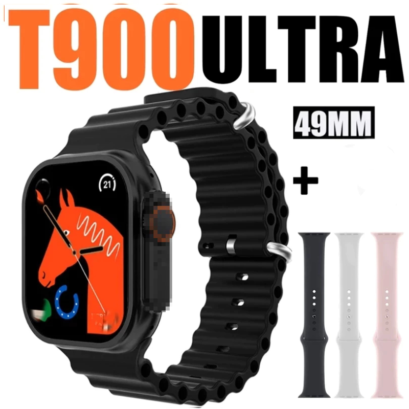 Smartwatch Relógio Inteligente T900 ULTRA Prova Bluetooth Monitoramento De Saúde Exercício Contagem