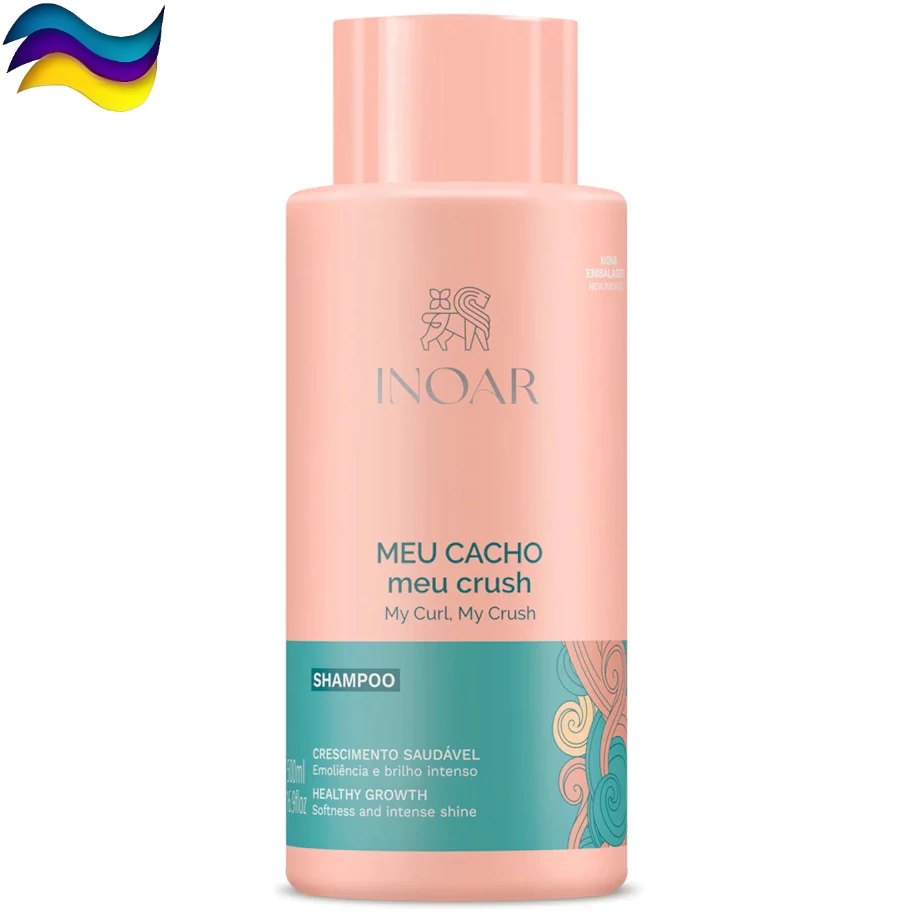 Shampoo Meu Cacho Meu Crush 500ml Inoar - Cabelos Ondulados Cacheados Crespos - Hidratação Brilho em Oferta na Shopee