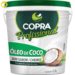 Balde Óleo de Coco Sem Sabor 3.2 Litros - Copra