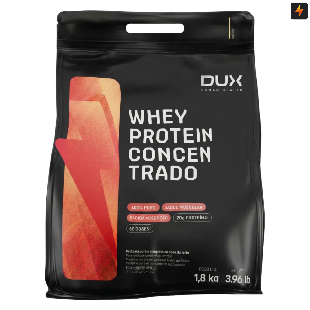 Whey Protein Concentrado 20g Proteínas Dux Human Health 1.8kg