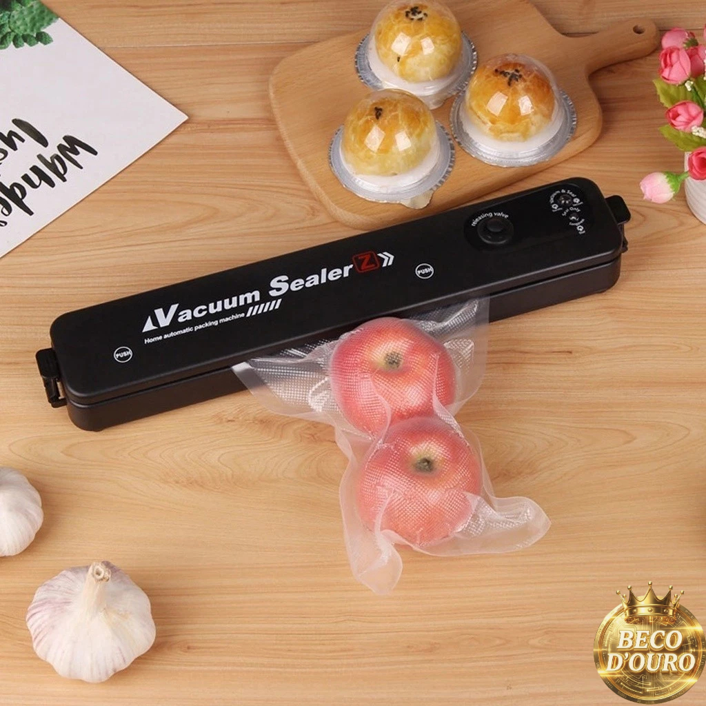 Seladora a vacuo de Alimentos Doméstica Bivolt Hermética Vacuum Sealer