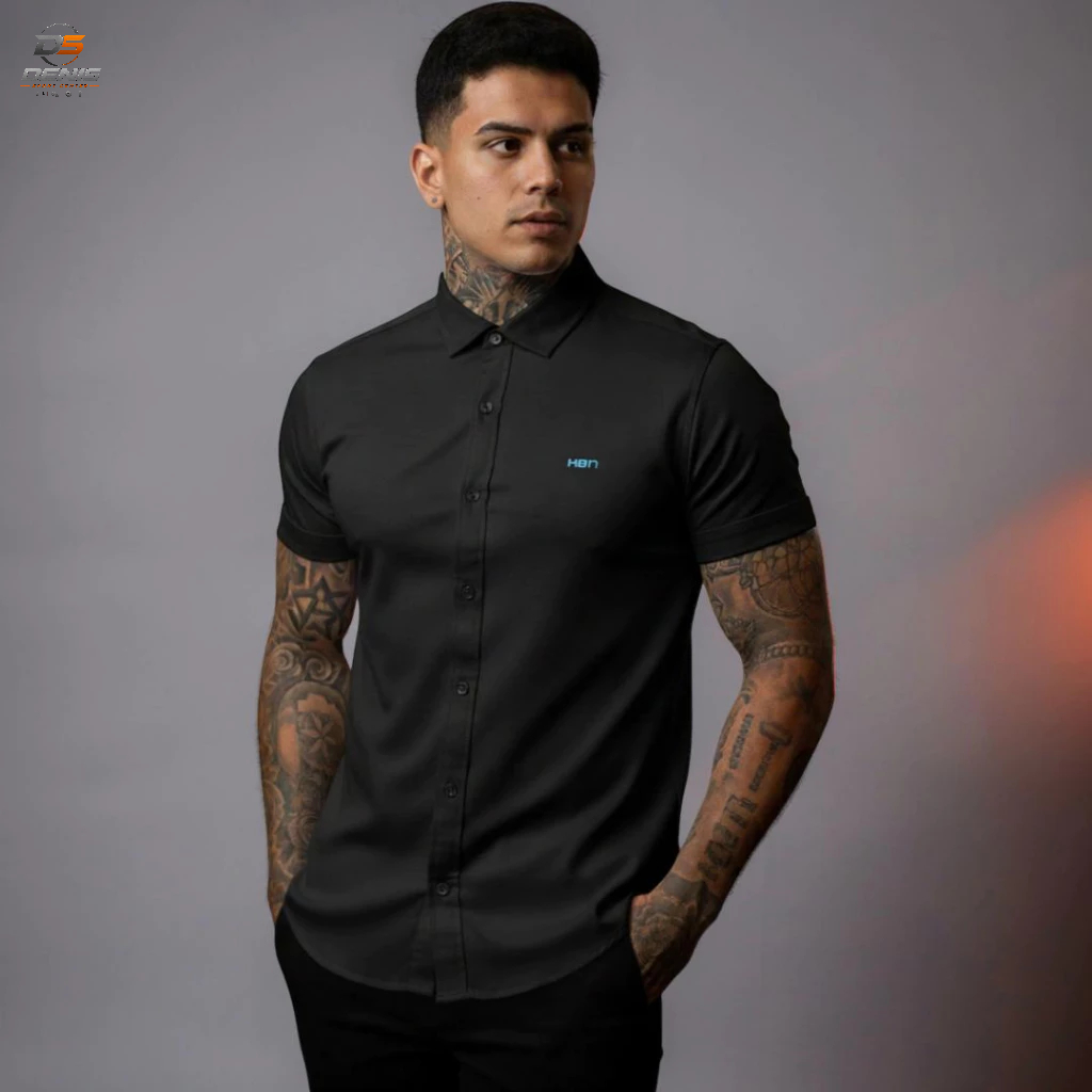Camisa Masculina de Viscose com Elastano - Casual Confortável na DS