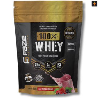 100% Whey Protein Concentrado 900g - 26g Proteínas Por Dose Faze Nutrition em Oferta na Shopee